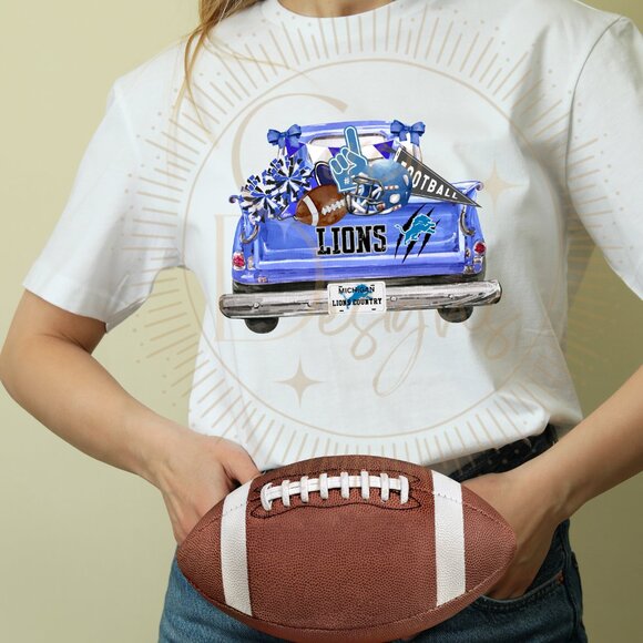 Detroit Lions T-Shirt Unisex Fit You Pick Size 2x 3x 4x - Picture 1 of 1